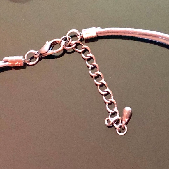 💖VTG Y2K Asymmetrical Boho Silver Filigree Beaded Cord Long 2 Strand Necklace🌸 - Picture 11 of 11